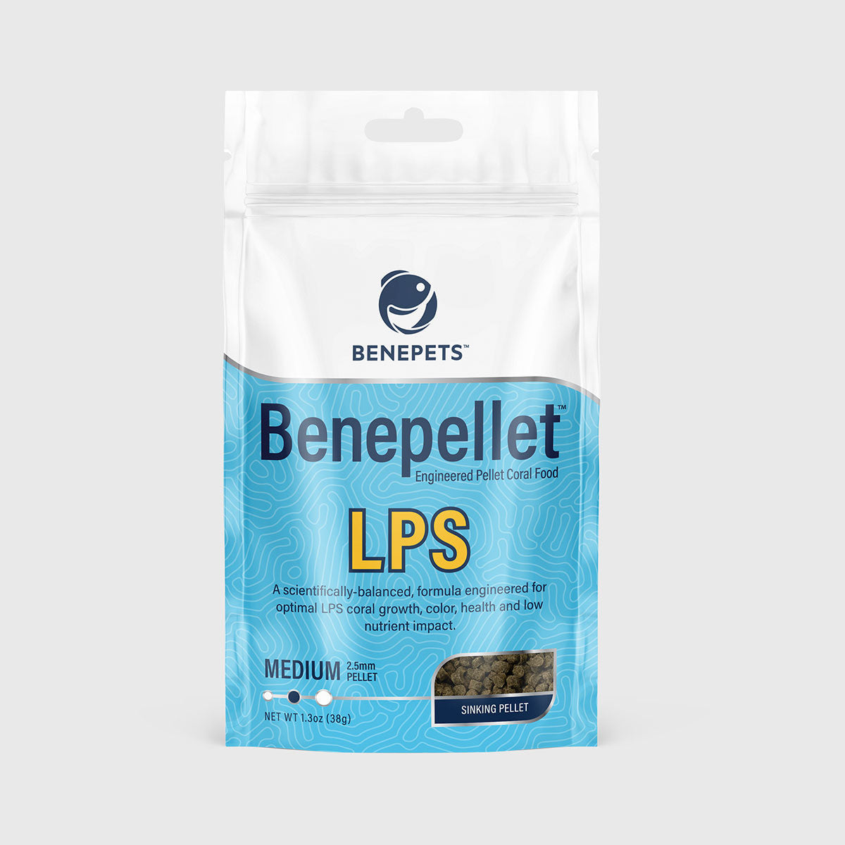 Benepets Benepellet LPS medium (2.5mm Pellet) - 1.3 oz Pouch
