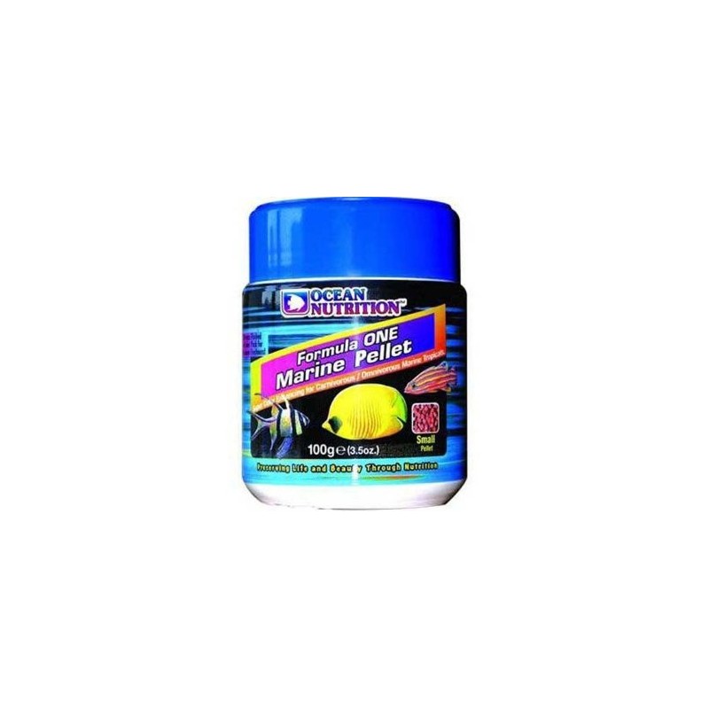 FORMULA ONE PELLETS 100GRAM SMALL 3.5oz OCEAN NUTRITION